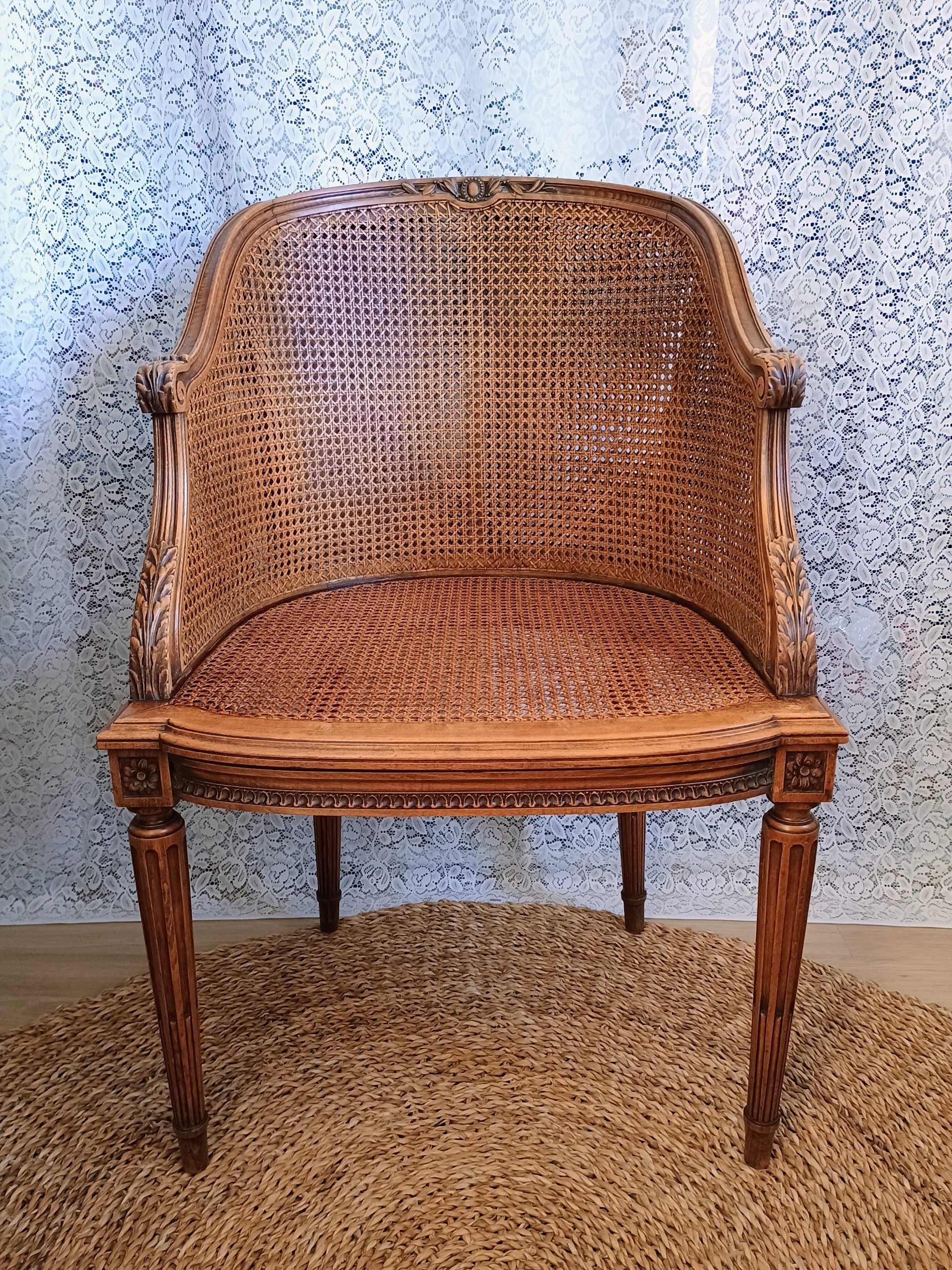 fauteuil-canné-louis-xvi